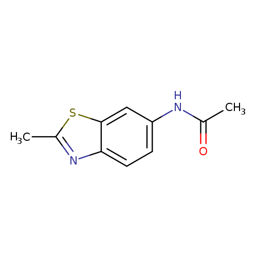 Acetamide, N-(2-methyl-6-benzothiazolyl)- (9CI)