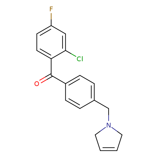 (2-Chloro-4-fluorophenyl)(4-((2,5-dihydro-1H-pyrrol-1-yl)methyl)phenyl)methanone