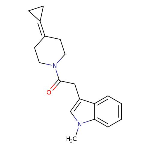 1-(4-cyclopropylidenepiperidin-1-yl)-2-(1-methyl-1H-indol-3-yl)ethan-1-one