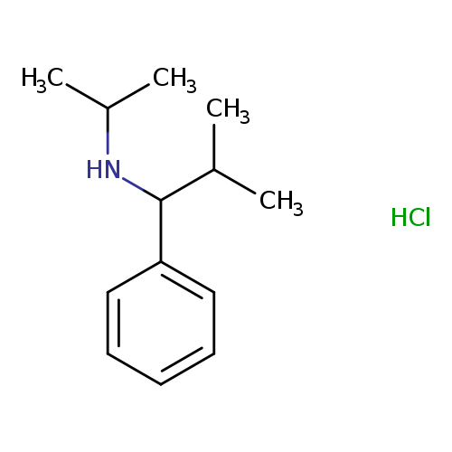 (2-Methyl-1-phenylpropyl)(propan-2-yl)amine hydrochloride