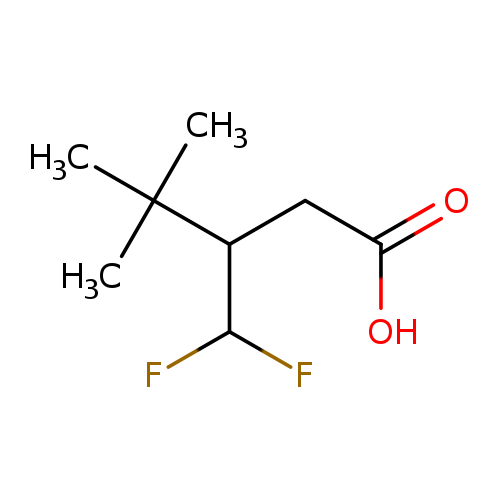 3-(difluoromethyl)-4,4-dimethylpentanoic acid