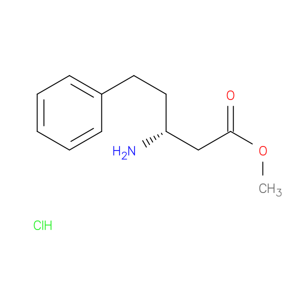 methyl (3R)-3-amino-5-phenylpentanoate hydrochloride
