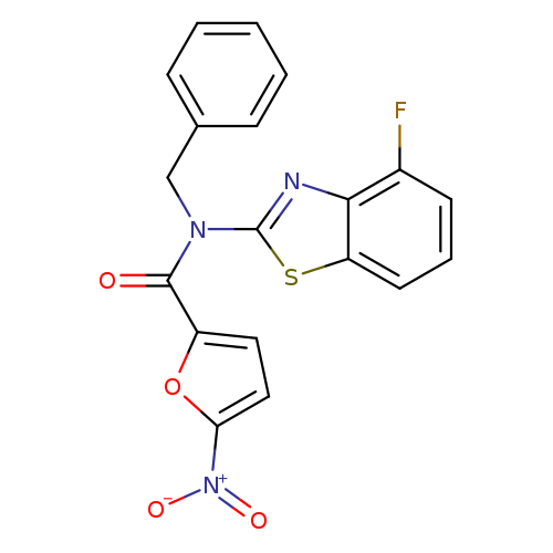 N-benzyl-N-(4-fluoro-1,3-benzothiazol-2-yl)-5-nitrofuran-2-carboxamide