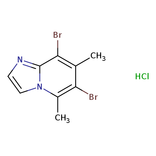 6,8-dibromo-5,7-dimethylimidazo[1,2-a]pyridinehydrochloride