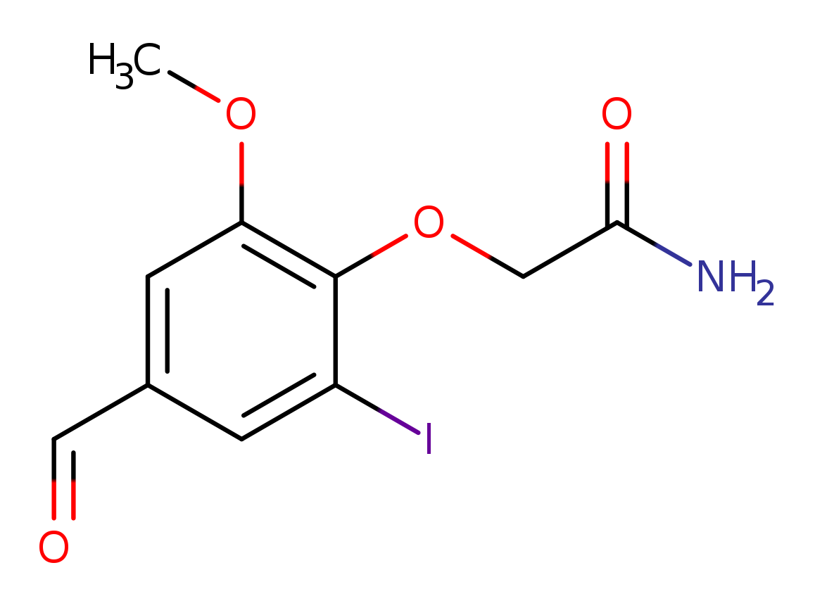 2-(4-formyl-2-iodo-6-methoxyphenoxy)acetamide