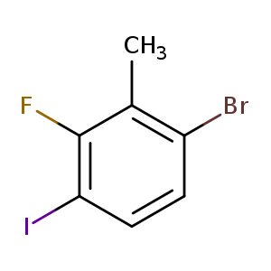 1-Bromo-3-fluoro-4-iodo-2-methylbenzene