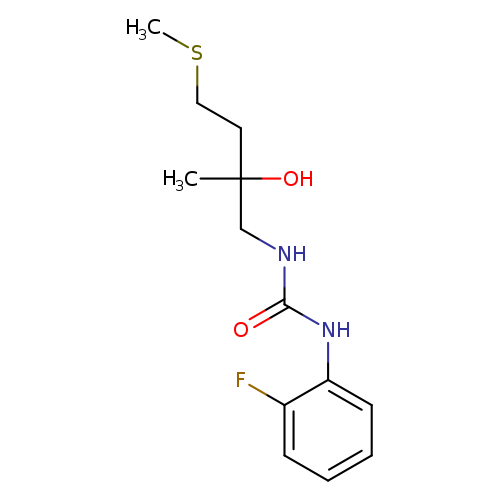 1-(2-fluorophenyl)-3-[2-hydroxy-2-methyl-4-(methylsulfanyl)butyl]urea