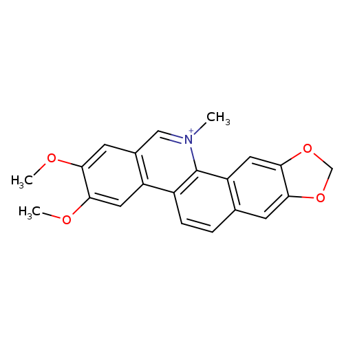 [1,3]Dioxolo[4',5':4,5]benzo[1,2-c]phenanthridinium,2,3-dimethoxy-12-methyl-