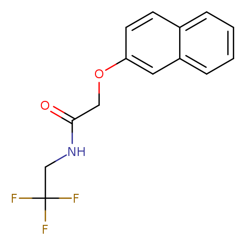 2-(naphthalen-2-yloxy)-N-(2,2,2-trifluoroethyl)acetamide