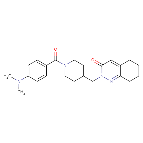 2-({1-[4-(dimethylamino)benzoyl]piperidin-4-yl}methyl)-2,3,5,6,7,8-hexahydrocinnolin-3-one