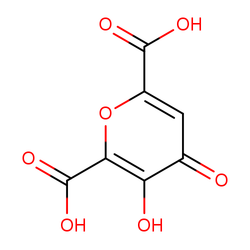 3-hydroxy-4-oxopyran-2,6-dicarboxylic acid