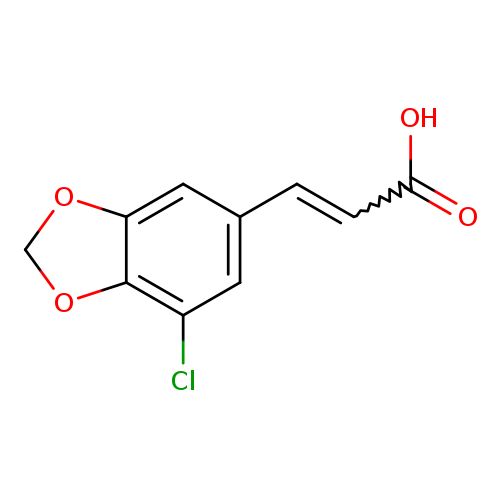 3-(7-chloro-2H-1,3-benzodioxol-5-yl)prop-2-enoic acid