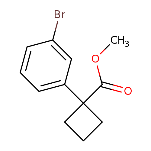 methyl 1-(3-bromophenyl)cyclobutane-1-carboxylate