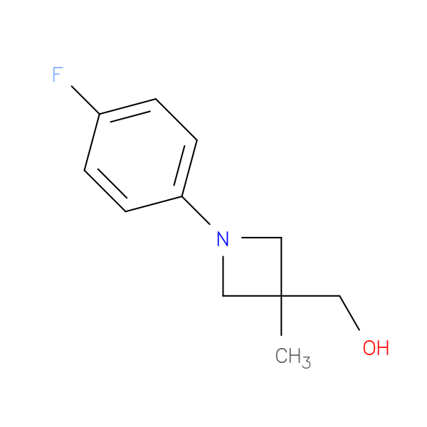 [1-(4-fluorophenyl)-3-methylazetidin-3-yl]methanol