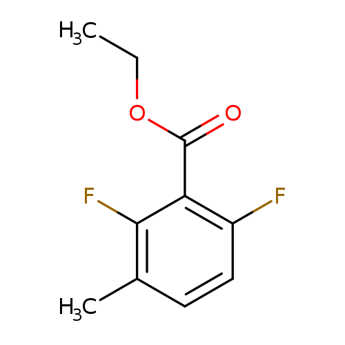 Benzoic acid, 2,6-difluoro-3-methyl-, ethyl ester (9CI)
