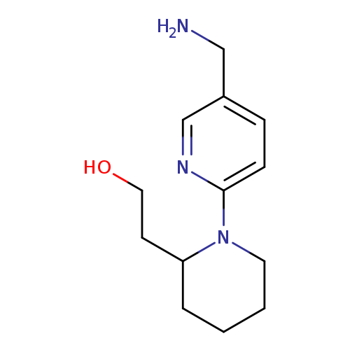2-{1-[5-(aminomethyl)pyridin-2-yl]piperidin-2-yl}ethan-1-ol