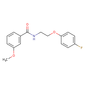 N-[2-(4-fluorophenoxy)ethyl]-3-methoxybenzamide