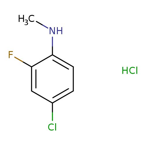 4-chloro-2-fluoro-N-methylaniline hydrochloride