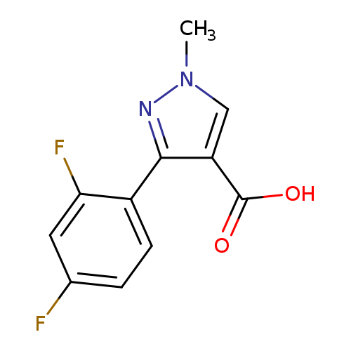 3-(2,4-difluorophenyl)-1-methyl-1H-pyrazole-4-carboxylic acid