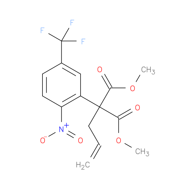 1,3-dimethyl 2-[2-nitro-5-(trifluoromethyl)phenyl]-2-(prop-2-en-1-yl)propanedioate