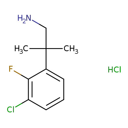 2-(3-chloro-2-fluorophenyl)-2-methylpropan-1-amine hydrochloride