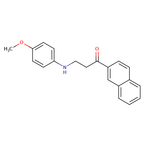 3-((4-Methoxyphenyl)amino)-1-(naphthalen-2-yl)propan-1-one