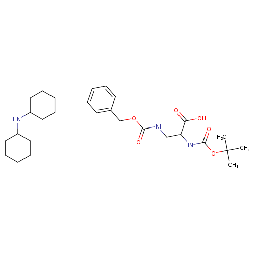 Dicyclohexylamine 3-(((benzyloxy)carbonyl)amino)-2-((tert-butoxycarbonyl)amino)propanoate
