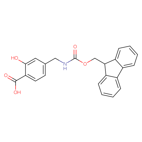 4-[({[(9H-fluoren-9-yl)methoxy]carbonyl}amino)methyl]-2-hydroxybenzoic acid