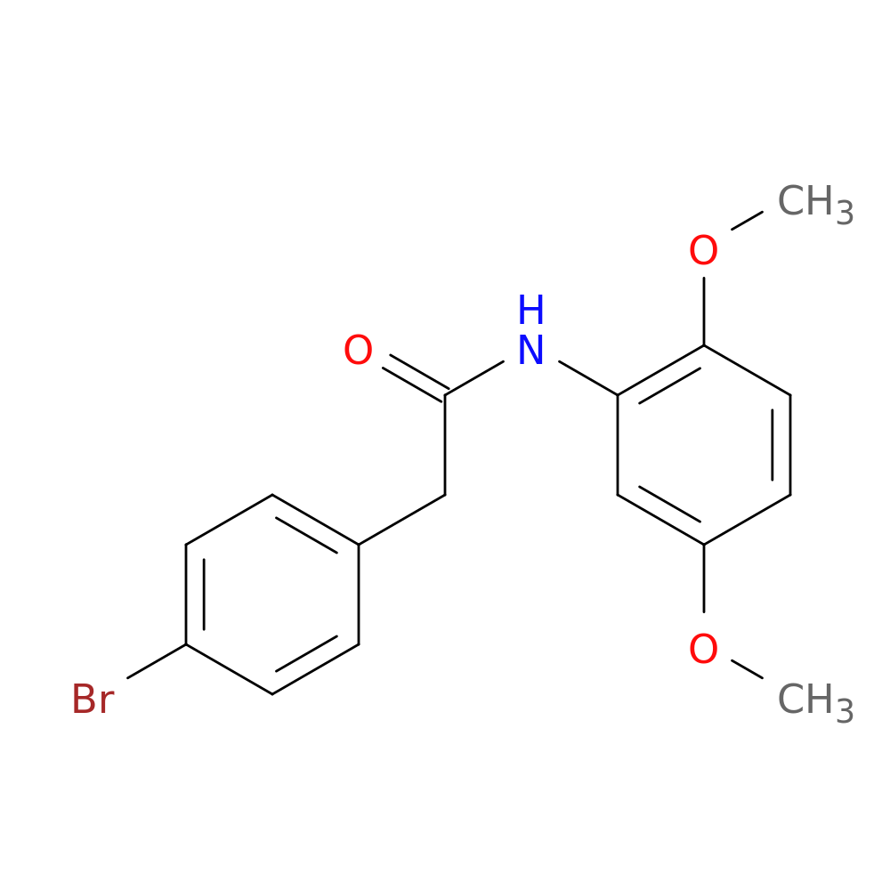2-(4-bromophenyl)-N-(2,5-dimethoxyphenyl)acetamide