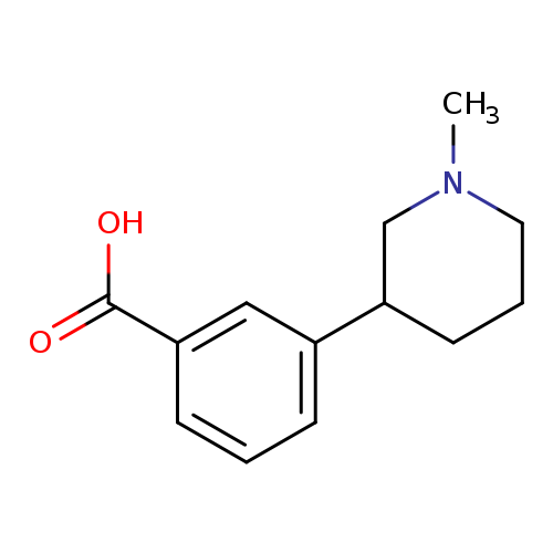 3-(1-methylpiperidin-3-yl)benzoic acid