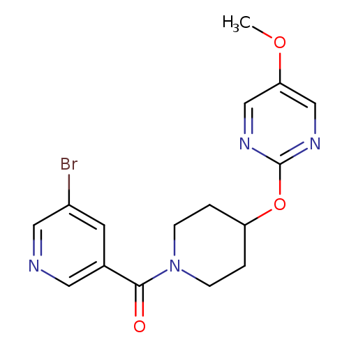 2-{[1-(5-bromopyridine-3-carbonyl)piperidin-4-yl]oxy}-5-methoxypyrimidine
