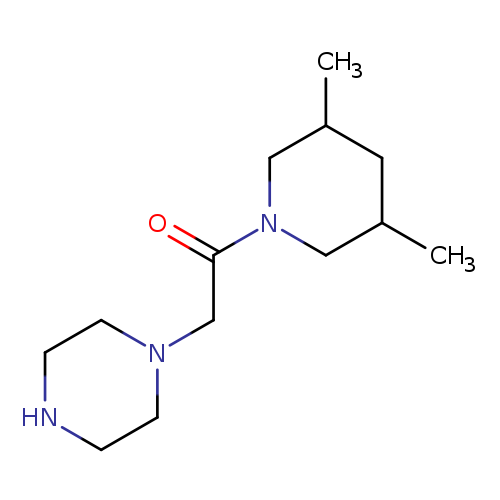1-(3,5-dimethylpiperidin-1-yl)-2-(piperazin-1-yl)ethan-1-one