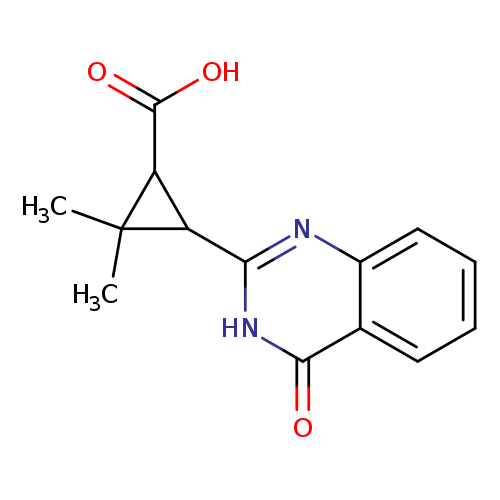 2,2-Dimethyl-3-(4-oxo-3,4-dihydroquinazolin-2-yl)cyclopropane-1-carboxylic acid