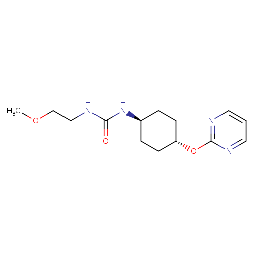 3-(2-methoxyethyl)-1-[(1r,4r)-4-(pyrimidin-2-yloxy)cyclohexyl]urea