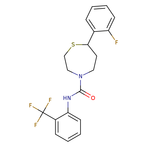 7-(2-fluorophenyl)-N-[2-(trifluoromethyl)phenyl]-1,4-thiazepane-4-carboxamide