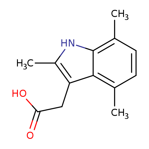 (2,4,7-Trimethyl-1h-indol-3-yl)acetic acid
