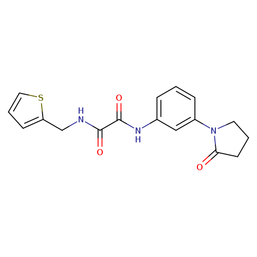 N'-[3-(2-oxopyrrolidin-1-yl)phenyl]-N-[(thiophen-2-yl)methyl]ethanediamide