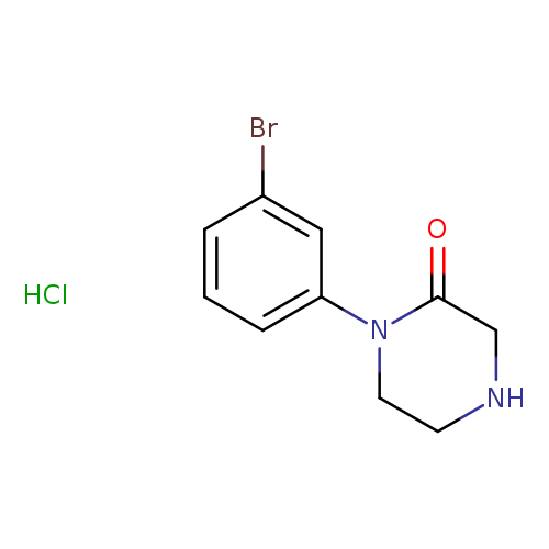 1-(3-Bromophenyl)-piperazin-2-one HCl