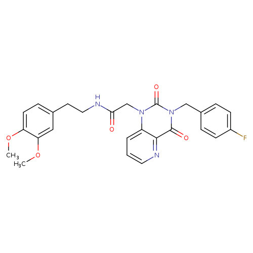 N-[2-(3,4-dimethoxyphenyl)ethyl]-2-{3-[(4-fluorophenyl)methyl]-2,4-dioxo-1H,2H,3H,4H-pyrido[3,2-d]pyrimidin-1-yl}acetamide