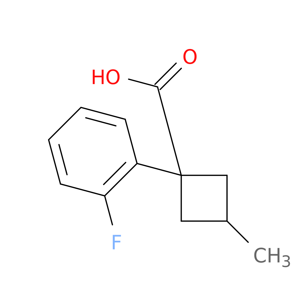 1-(2-fluorophenyl)-3-methylcyclobutane-1-carboxylic acid