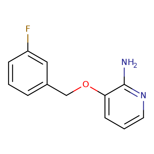 3-[(3-Fluorophenyl)methoxy]pyridin-2-amine