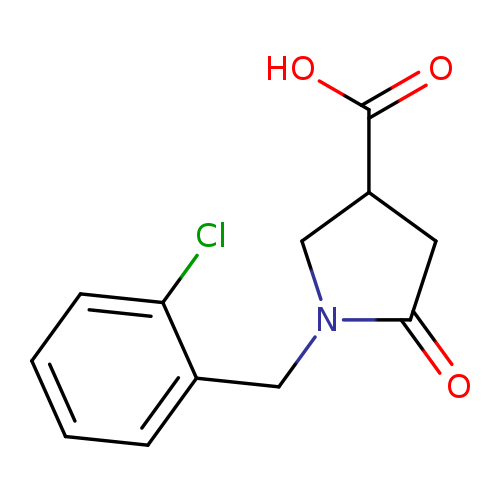 1-(2-Chlorobenzyl)-5-oxopyrrolidine-3-carboxylic acid