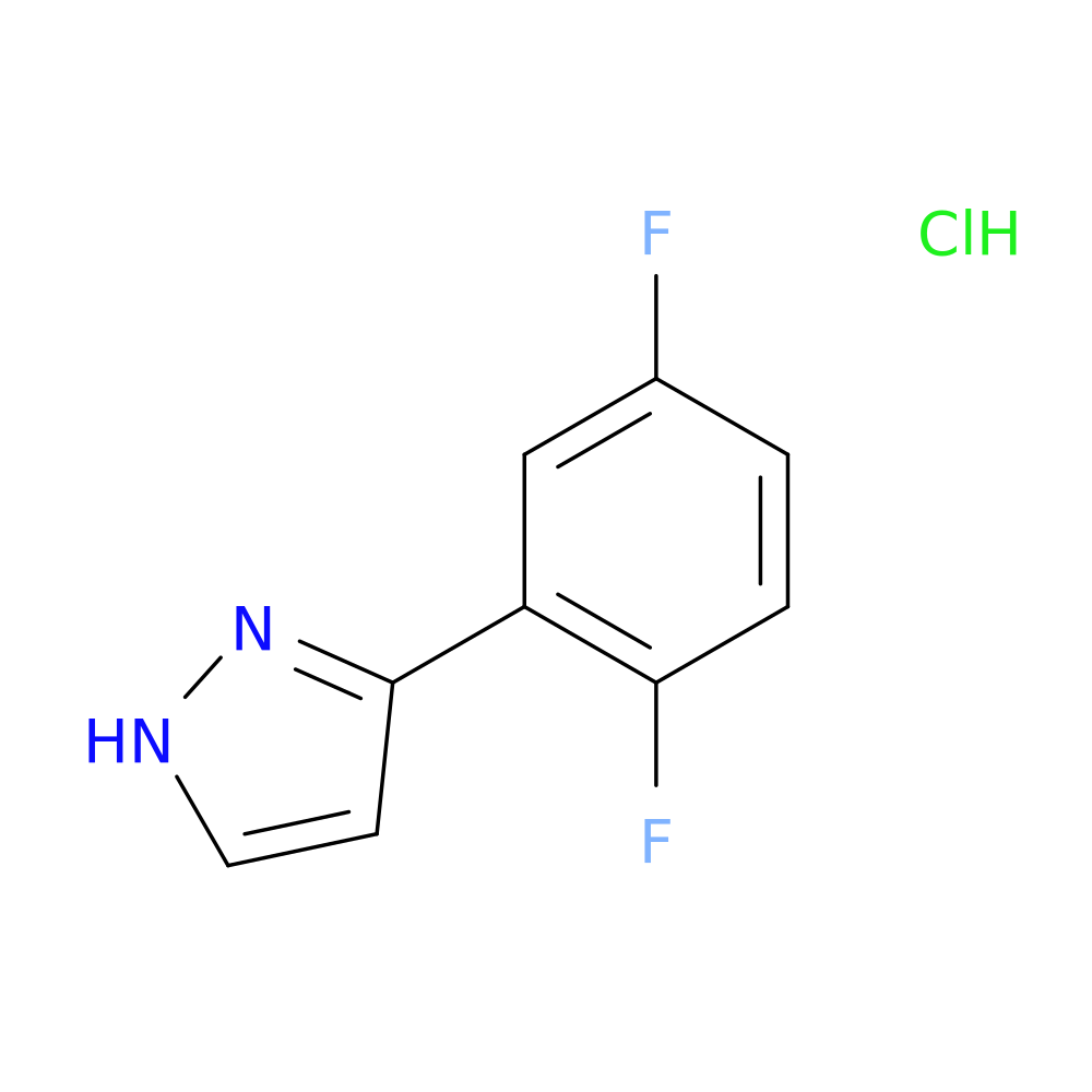 3-(2,5-difluorophenyl)-1H-pyrazole hydrochloride