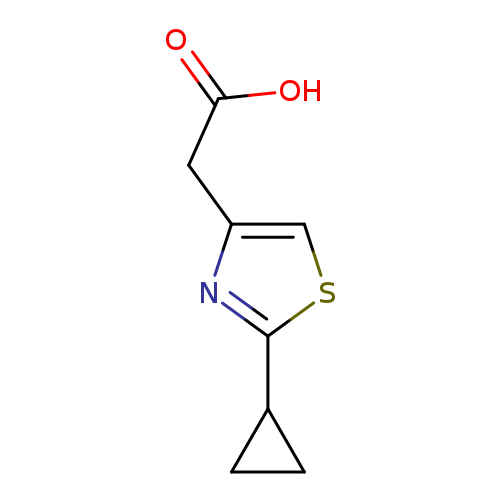 2-(2-cyclopropylthiazol-4-yl)acetic acid