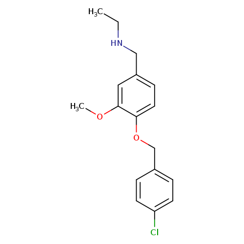 N-{4-[(4-chlorobenzyl)oxy]-3-methoxybenzyl}-N-ethylamine