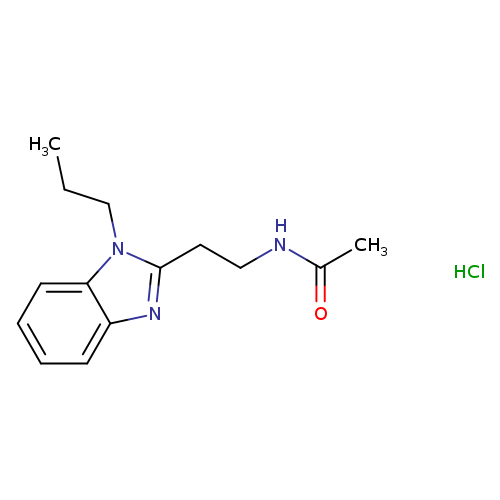 N-[2-(1-propyl-1H-1,3-benzodiazol-2-yl)ethyl]acetamide hydrochloride