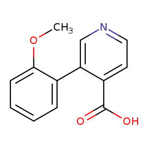 4-Pyridinecarboxylic acid, 3-(2-methoxyphenyl)-