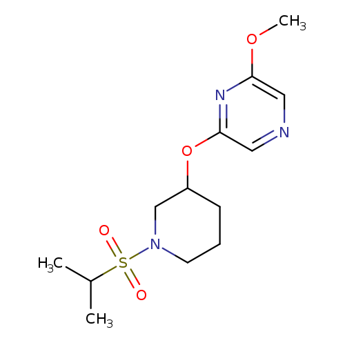 2-methoxy-6-{[1-(propane-2-sulfonyl)piperidin-3-yl]oxy}pyrazine