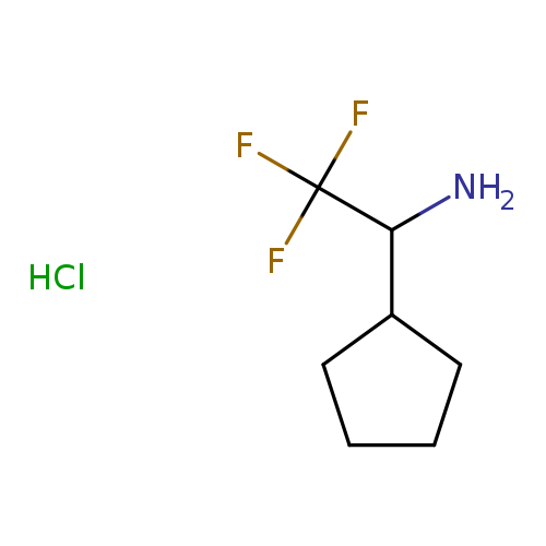 1-Cyclopentyl-2,2,2-trifluoroethan-1-amine hydrochloride