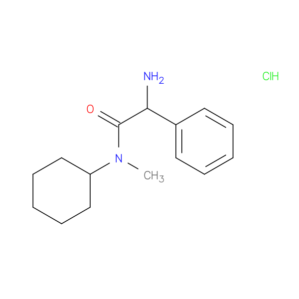 2-amino-N-cyclohexyl-N-methyl-2-phenylacetamide hydrochloride